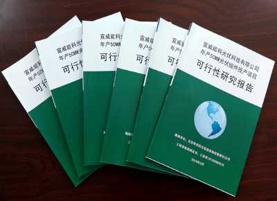 完成宣威某公司年產50MW光伏組件投產項目可行性研究報告